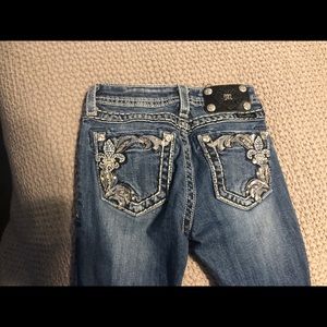 Girls Miss Me Rhinestone Skinny Jean Girls size 10